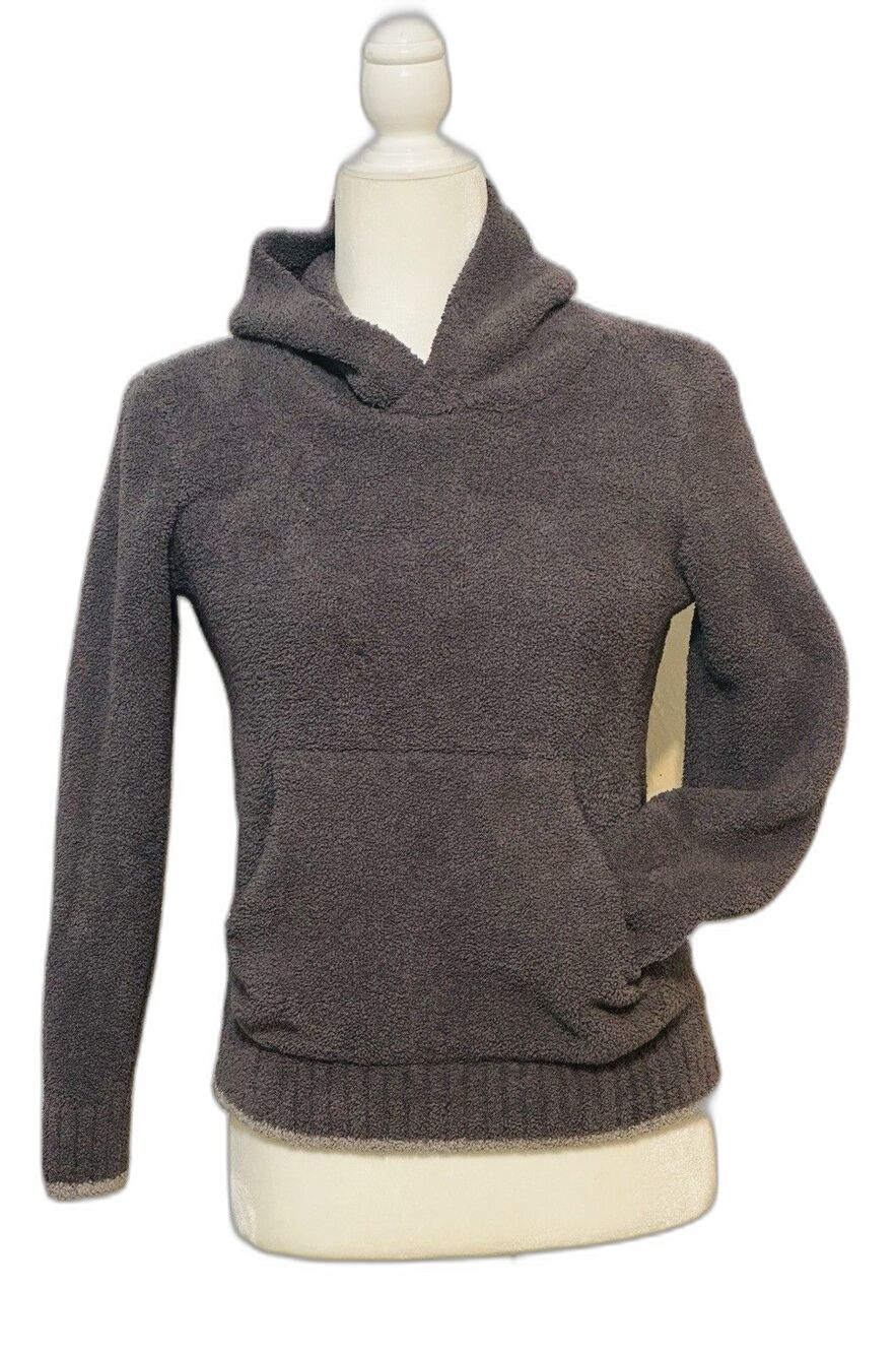 Barefoot Dreams Cozychic Women Size 8/10 Ash Gray Sweater Hoodie Athleisure